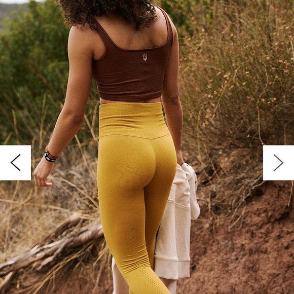 Never Worn Free People High-Rise 7/8 Length Good Karma Leggings - Picture 2 of 10